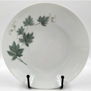 Noritake Wild Ivy 102 Coupe Soup Bowls 7.5" Green & Gold Ivy 1959 - 1973 Japan